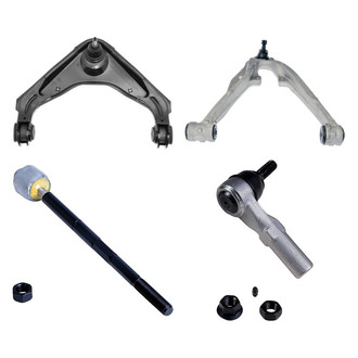 Dorman® - OE Solutions™ Front Passenger Side Lower and Upper Control Arm with Ball Joint and Tie Rod End Kit