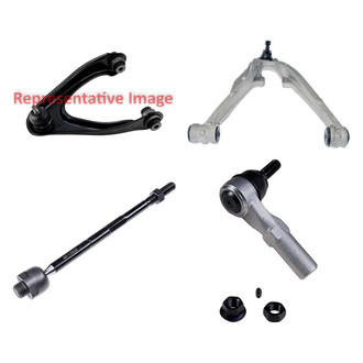 Dorman® - OE Solutions™ Front Passenger Side Lower and Upper Control Arm with Ball Joint and Tie Rod End Kit