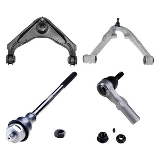 Dorman® - OE Solutions™ Front Passenger Side Lower and Upper Control Arm with Ball Joint and Tie Rod End Kit