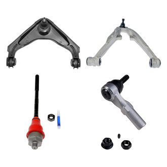 Dorman® - OE Solutions™ Front Passenger Side Lower and Upper Control Arm with Ball Joint and Tie Rod End Kit