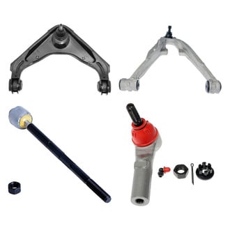 Dorman® - OE Solutions™ Front Passenger Side Lower and Upper Control Arm with Ball Joint and Tie Rod End Kit