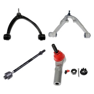 Dorman® - OE Solutions™ Front Passenger Side Lower and Upper Control Arm with Ball Joint and Tie Rod End Kit