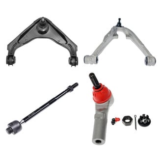 Dorman® - OE Solutions™ Front Passenger Side Lower and Upper Control Arm with Ball Joint and Tie Rod End Kit