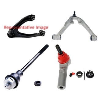 Dorman® - OE Solutions™ Front Passenger Side Lower and Upper Control Arm with Ball Joint and Tie Rod End Kit