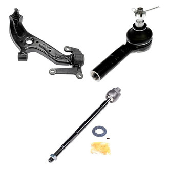 Dorman® - OE Solutions™ Front Passenger Side Lower Control Arm with Ball Joint and Tie Rod End Kit