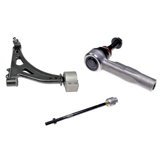 Dorman® - OE Solutions™ Front Passenger Side Lower Control Arm with Ball Joint and Tie Rod End Kit