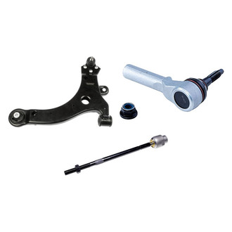 Dorman® - OE Solutions™ Front Passenger Side Lower Control Arm with Ball Joint and Tie Rod End Kit