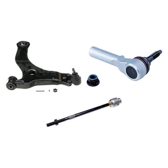 Dorman® - OE Solutions™ Front Passenger Side Lower Control Arm with Ball Joint and Tie Rod End Kit