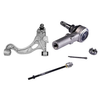 Dorman® - OE Solutions™ Front Passenger Side Lower Control Arm with Ball Joint and Tie Rod End Kit