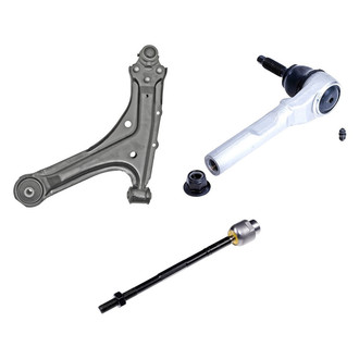Dorman® - OE Solutions™ Front Passenger Side Lower Control Arm with Ball Joint and Tie Rod End Kit