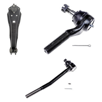 Dorman® - OE Solutions™ Front Passenger Side Lower Control Arm with Ball Joint and Tie Rod End Kit