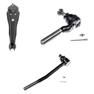 Dorman® - OE Solutions™ Front Passenger Side Lower Control Arm with Ball Joint and Tie Rod End Kit