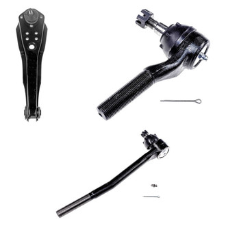 Dorman® - OE Solutions™ Front Passenger Side Lower Control Arm with Ball Joint and Tie Rod End Kit