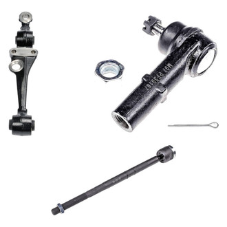 Dorman® - OE Solutions™ Front Passenger Side Lower Control Arm with Ball Joint and Tie Rod End Kit