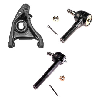 Dorman® - OE Solutions™ Front Passenger Side Lower Control Arm with Ball Joint and Tie Rod End Kit