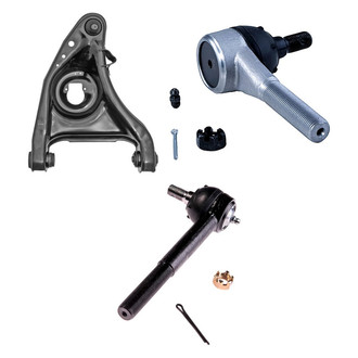 Dorman® - OE Solutions™ Front Passenger Side Lower Control Arm with Ball Joint and Tie Rod End Kit