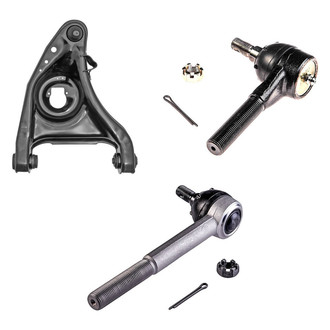 Dorman® - OE Solutions™ Front Passenger Side Lower Control Arm with Ball Joint and Tie Rod End Kit