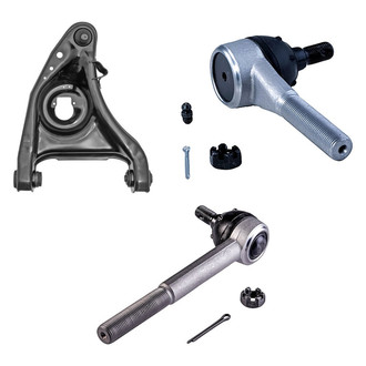Dorman® - OE Solutions™ Front Passenger Side Lower Control Arm with Ball Joint and Tie Rod End Kit