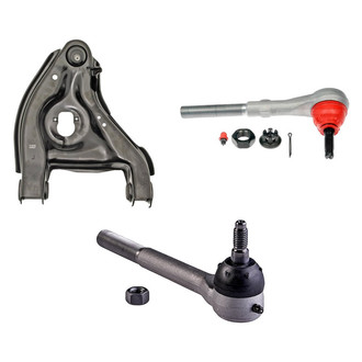 Dorman® - OE Solutions™ Front Passenger Side Lower Control Arm with Ball Joint and Tie Rod End Kit