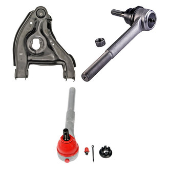 Dorman® - OE Solutions™ Front Passenger Side Lower Control Arm with Ball Joint and Tie Rod End Kit
