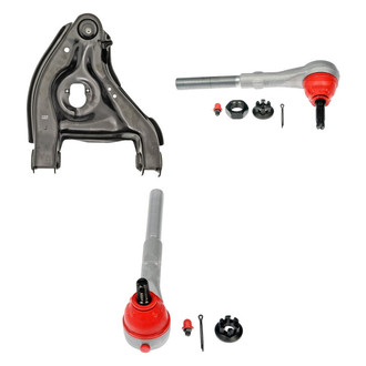 Dorman® - OE Solutions™ Front Passenger Side Lower Control Arm with Ball Joint and Tie Rod End Kit