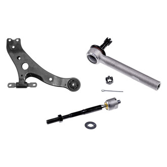 Dorman® - OE Solutions™ Front Passenger Side Lower Control Arm with Ball Joint and Tie Rod End Kit