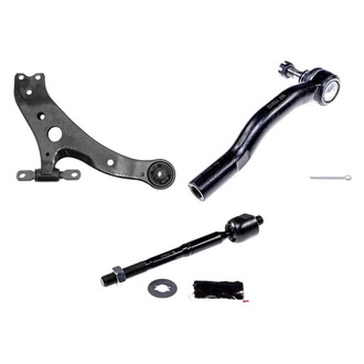 Dorman® - OE Solutions™ Front Passenger Side Lower Control Arm with Ball Joint and Tie Rod End Kit