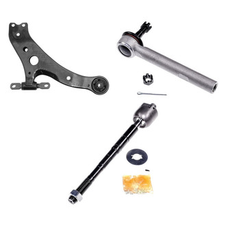 Dorman® - OE Solutions™ Front Passenger Side Lower Control Arm with Ball Joint and Tie Rod End Kit