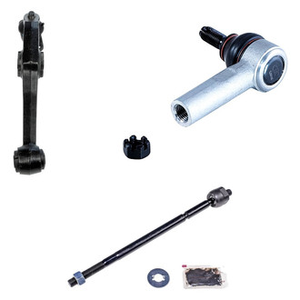 Dorman® - OE Solutions™ Front Passenger Side Lower Control Arm with Ball Joint and Tie Rod End Kit