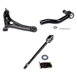 Dorman® - OE Solutions™ Front Passenger Side Lower Control Arm with Ball Joint and Tie Rod End Kit