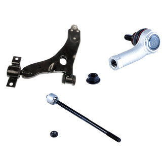 Dorman® - OE Solutions™ Front Passenger Side Lower Control Arm with Ball Joint and Tie Rod End Kit