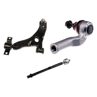 Dorman® - OE Solutions™ Front Passenger Side Lower Control Arm with Ball Joint and Tie Rod End Kit