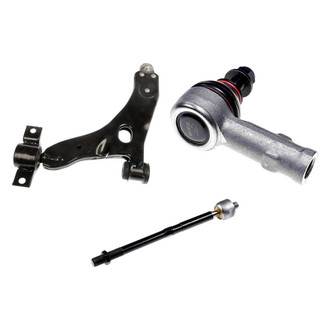 Dorman® - OE Solutions™ Front Passenger Side Lower Control Arm with Ball Joint and Tie Rod End Kit
