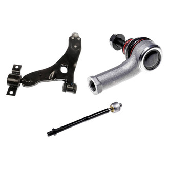 Dorman® - OE Solutions™ Front Passenger Side Lower Control Arm with Ball Joint and Tie Rod End Kit