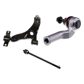 Dorman® - OE Solutions™ Front Passenger Side Lower Control Arm with Ball Joint and Tie Rod End Kit