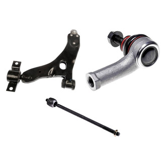 Dorman® - OE Solutions™ Front Passenger Side Lower Control Arm with Ball Joint and Tie Rod End Kit