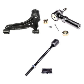 Dorman® - OE Solutions™ Front Passenger Side Lower Control Arm with Ball Joint and Tie Rod End Kit