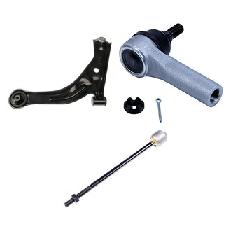 Dorman® - OE Solutions™ Front Passenger Side Lower Control Arm with Ball Joint and Tie Rod End Kit