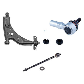 Dorman® - OE Solutions™ Front Passenger Side Lower Control Arm with Ball Joint and Tie Rod End Kit
