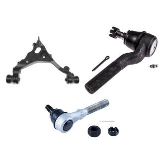 Dorman® - OE Solutions™ Front Passenger Side Lower Control Arm with Ball Joint and Tie Rod End Kit