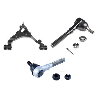 Dorman® - OE Solutions™ Front Passenger Side Lower Control Arm with Ball Joint and Tie Rod End Kit