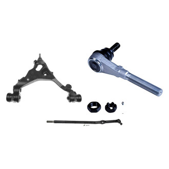 Dorman® - OE Solutions™ Front Passenger Side Lower Control Arm with Ball Joint and Tie Rod End Kit