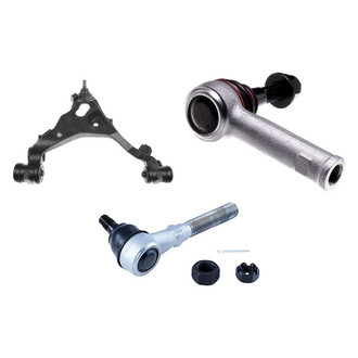 Dorman® - OE Solutions™ Front Passenger Side Lower Control Arm with Ball Joint and Tie Rod End Kit