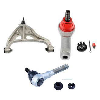 Dorman® - OE Solutions™ Front Passenger Side Lower Control Arm with Ball Joint and Tie Rod End Kit