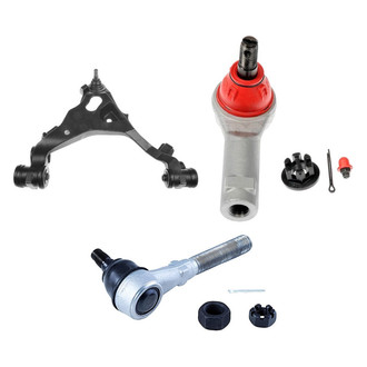 Dorman® - OE Solutions™ Front Passenger Side Lower Control Arm with Ball Joint and Tie Rod End Kit