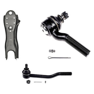 Dorman® - OE Solutions™ Front Passenger Side Lower Control Arm with Ball Joint and Tie Rod End Kit