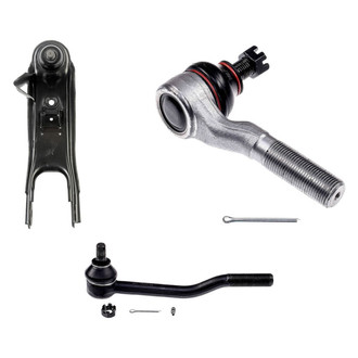 Dorman® - OE Solutions™ Front Passenger Side Lower Control Arm with Ball Joint and Tie Rod End Kit