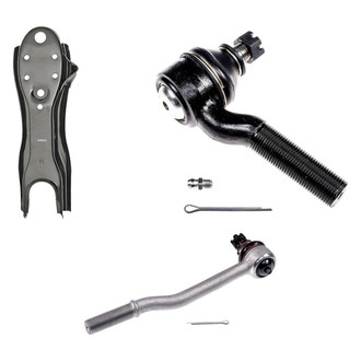 Dorman® - OE Solutions™ Front Passenger Side Lower Control Arm with Ball Joint and Tie Rod End Kit