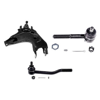Dorman® - OE Solutions™ Front Passenger Side Lower Control Arm with Ball Joint and Tie Rod End Kit