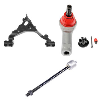 Dorman® - OE Solutions™ Front Passenger Side Lower Control Arm with Ball Joint and Tie Rod End Kit